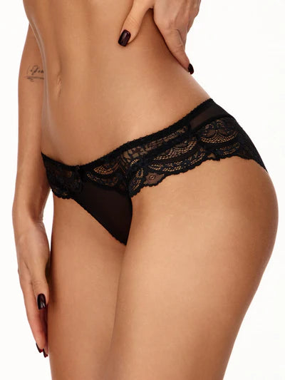 3pcs Charm Panties Black