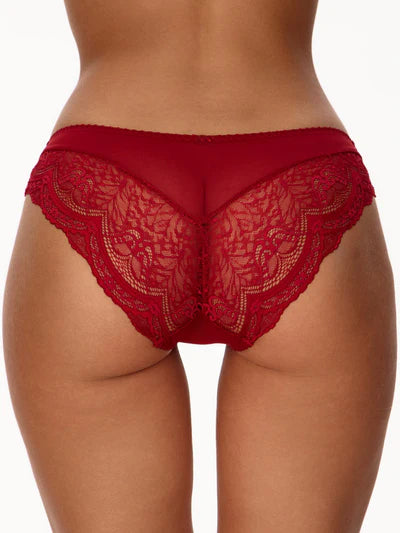 3pcs Charm Panties Red