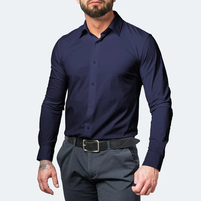 Wrinkle-Resistant Slim Fit Shirt