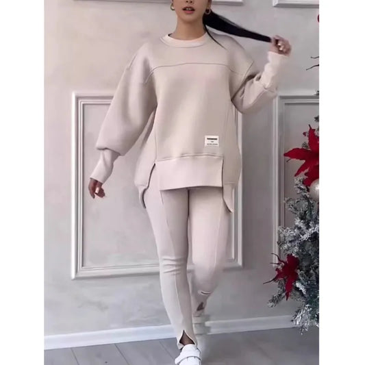 WOMEN'S CASUAL SWEATSHIRT LEGGINGS SET