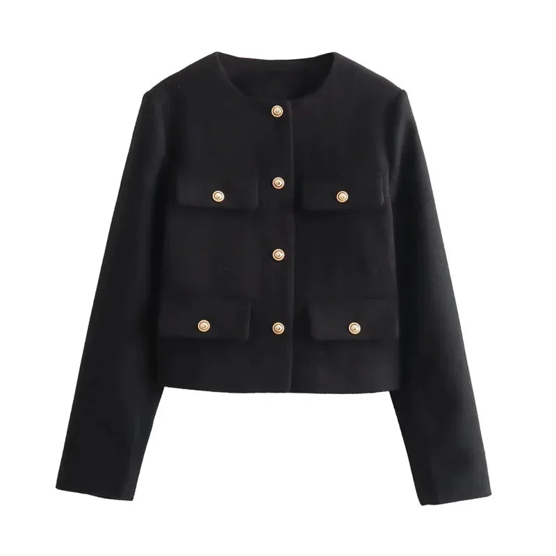 Woman Cropped Jacket