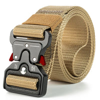 Khaki Buckle Red